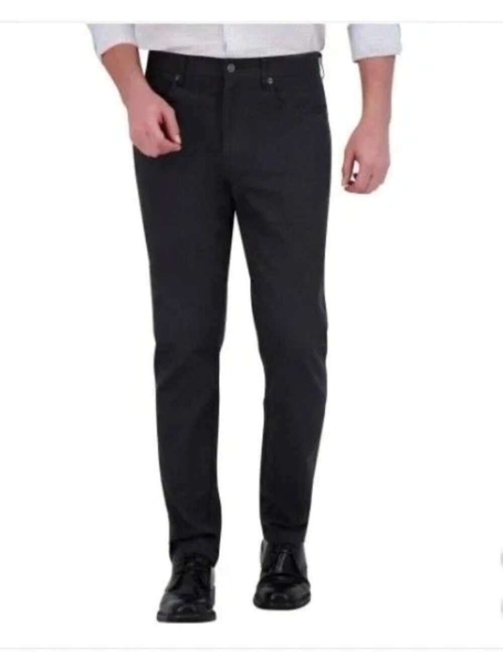 NWT Kirkland Signature Men's 30x32 Gray Brushed 5-Pocket Pants 2-Way Stretch